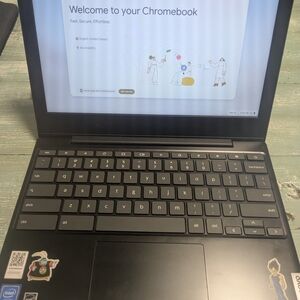 Black Chromebook Laptop